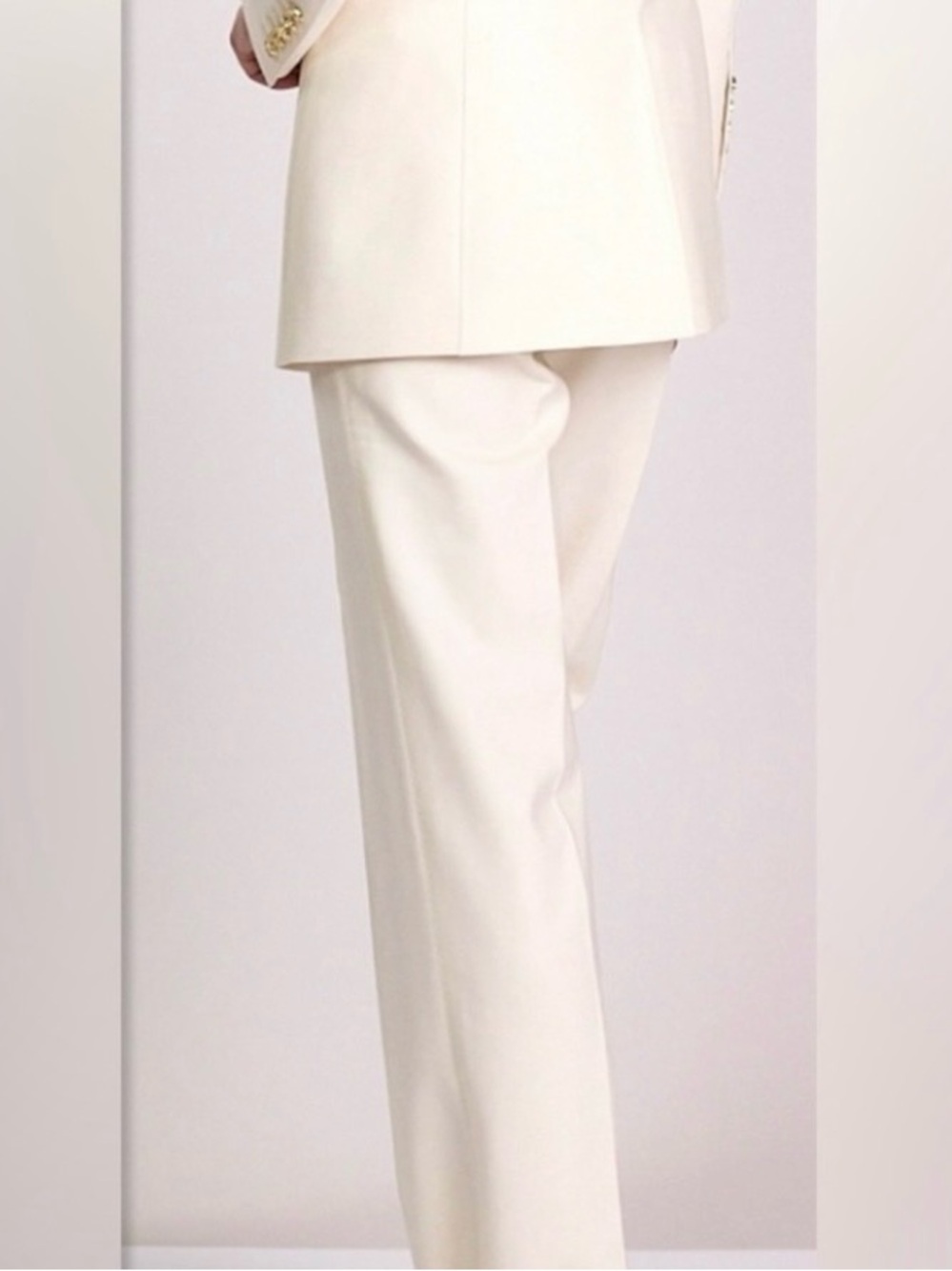 Knotstandard Loro Piana fabric Wool Ivory pants - Picture 10 of 14